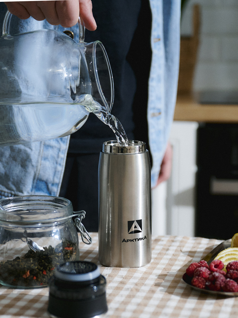 Термокружка 0.32л серии 715 стальная с ситечком - 5