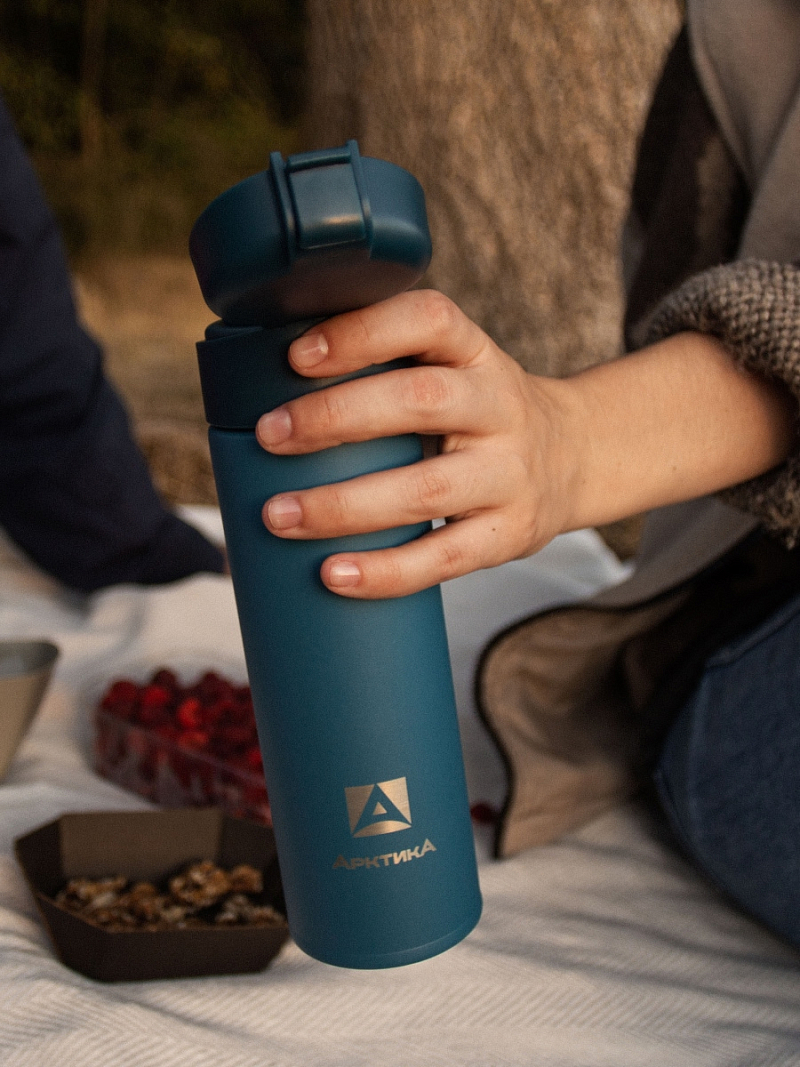 Термокружка  0.47л серии 703 «Нордик» с ситечком - 2