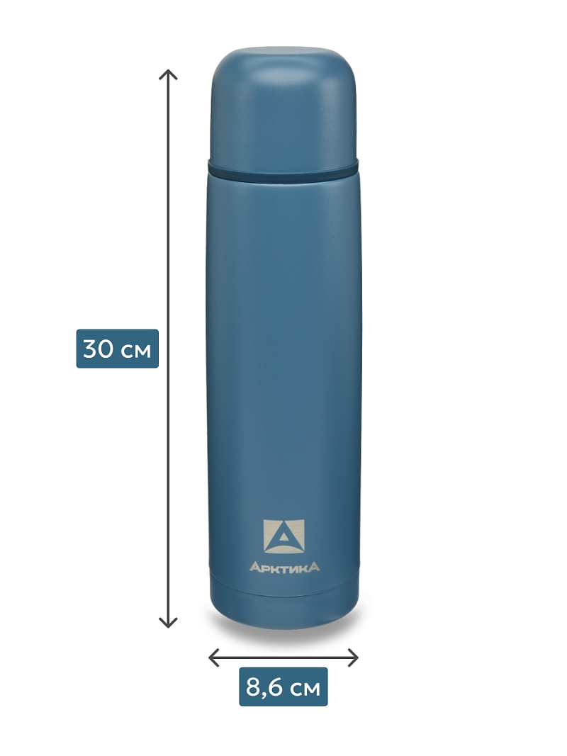 Термос 1л серии 101 «Нордик» текстурный с узким горлом - 5
