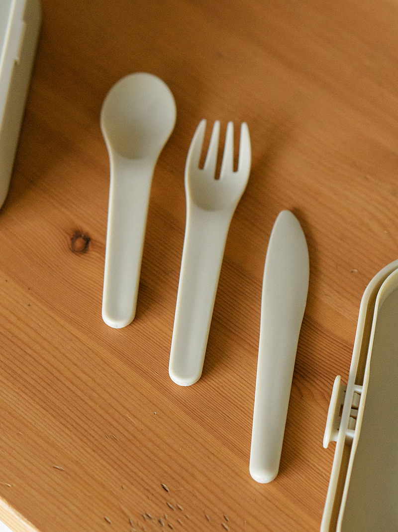 Ланч-бокс 1.35л серии 031 зелёный с двумя контейнерами - 14