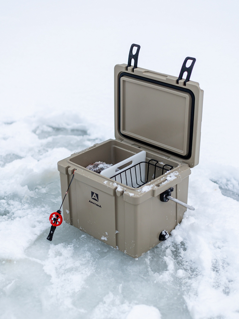 Бежевый термоконтейнер 2600 на 25 литров - 9