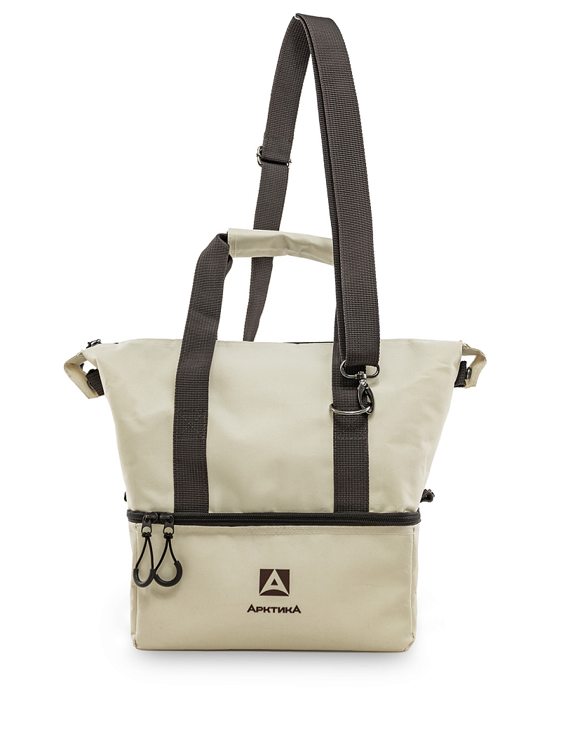 Термосумка-трансформер бежевая на 11.5л (уценка) - 1