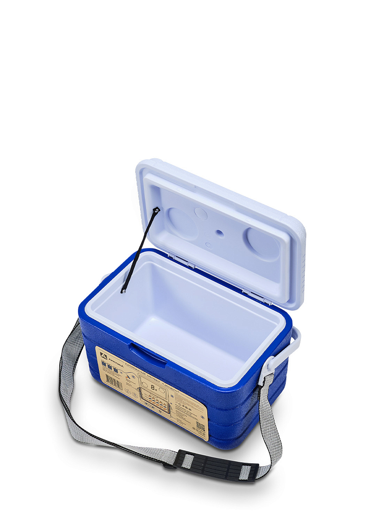 Синий термоконтейнер 2000  на 8 литров - 6