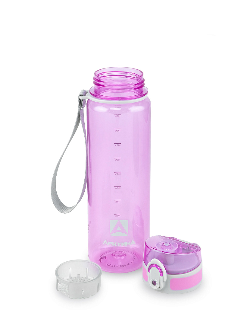 Тритановая бутылка 0.5л серии 720 глянцевая лавандовая с ситечком - 10