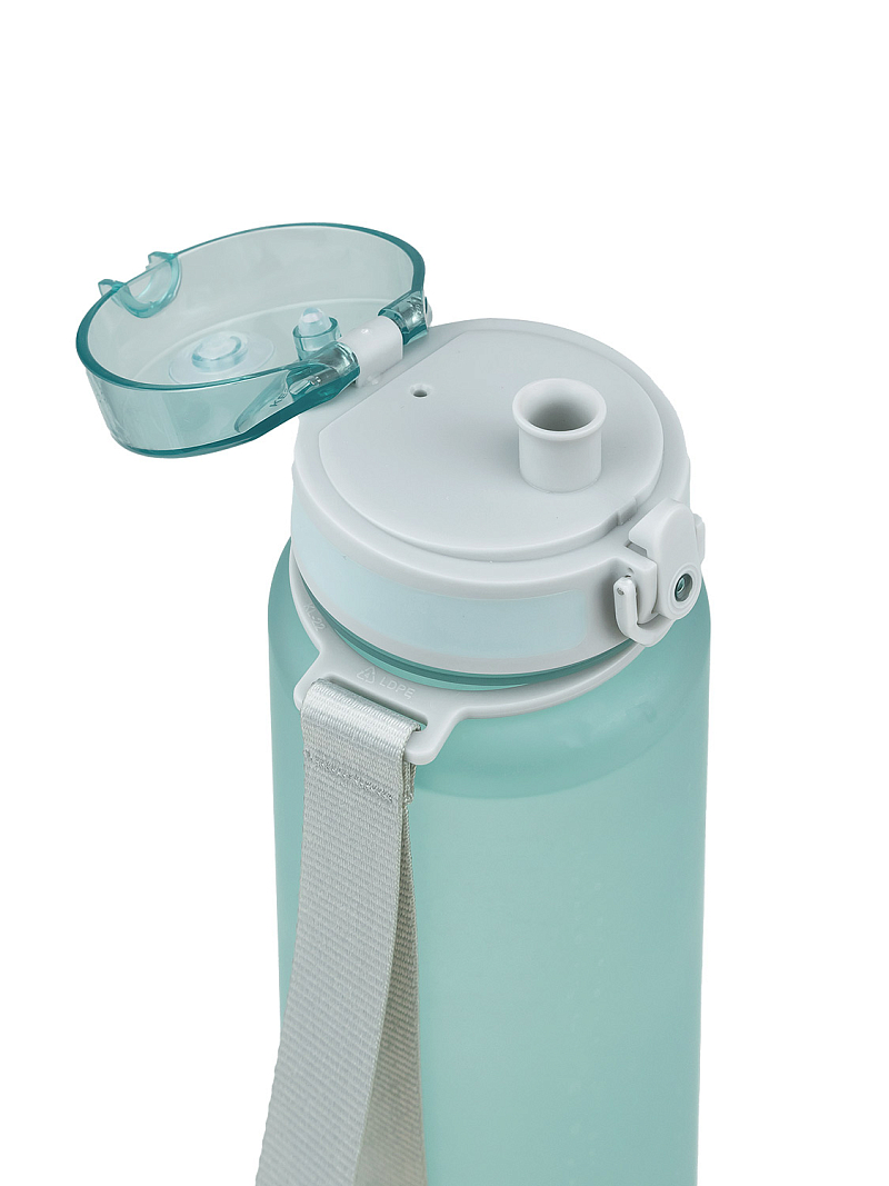 Тритановая бутылка 1л серии 720 матовая голубая с ситечком - 3