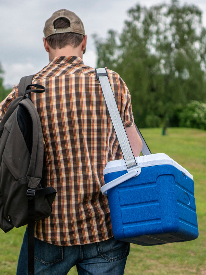 Синий термоконтейнер 2000 на 20 литров - 5