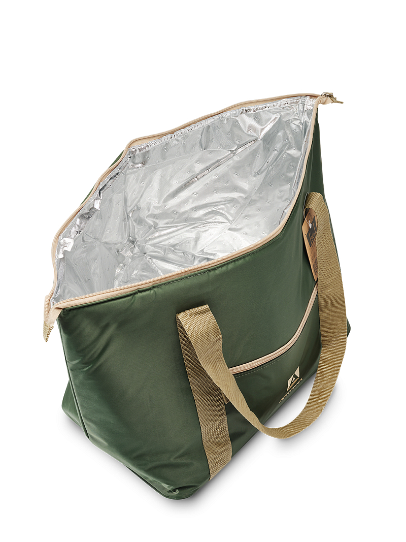 Сумка-холодильник 30л серии 3100 зелёная компактная - 5