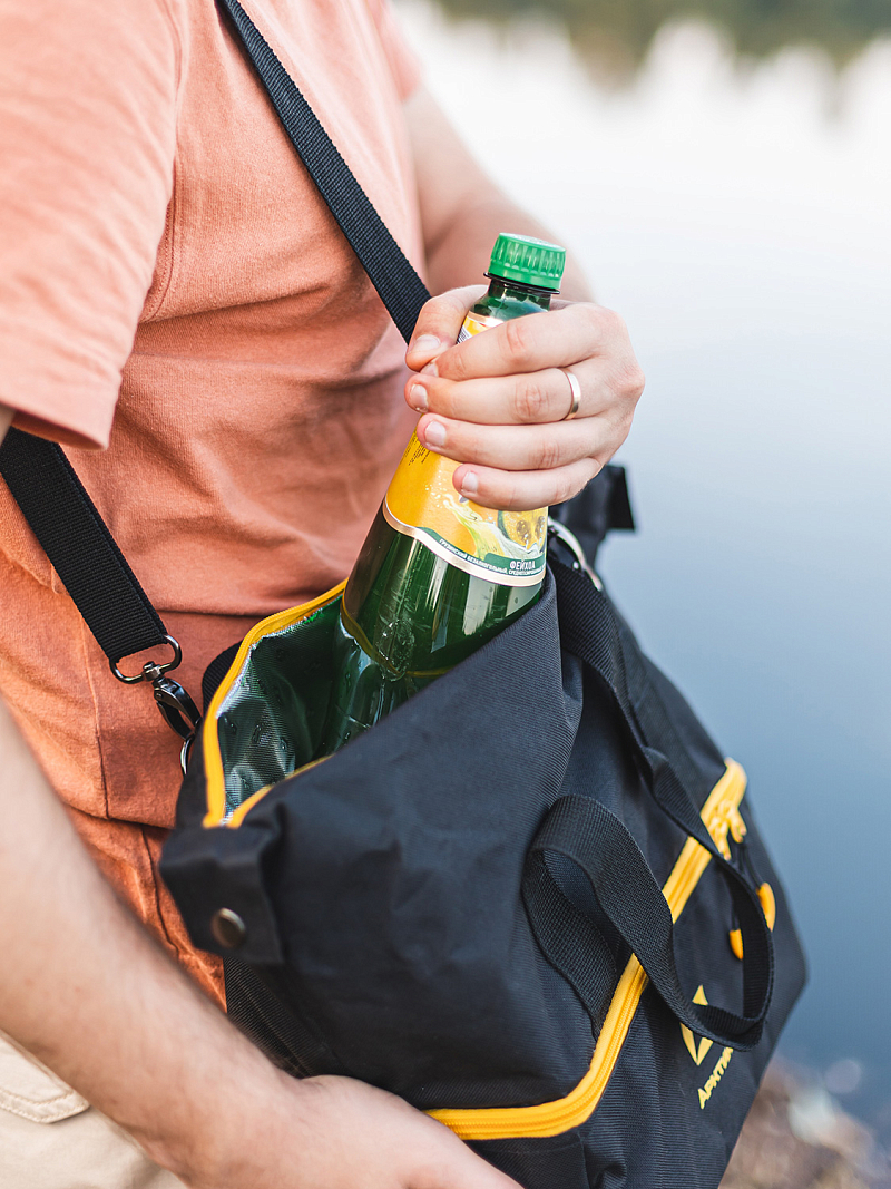 Термосумка-трансформер 11.5л серии 3600 чёрная - 10