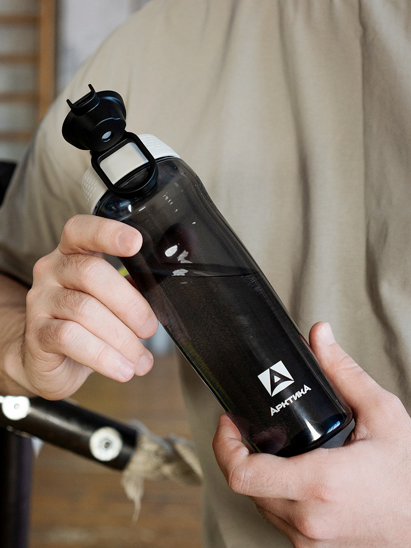 Тритановая бутылка 0.7л серии 721 чёрная питьевая - 6
