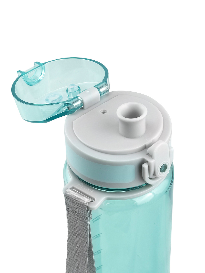 Тритановая бутылка 0.5л серии 720 глянцевая голубая с ситечком - 5