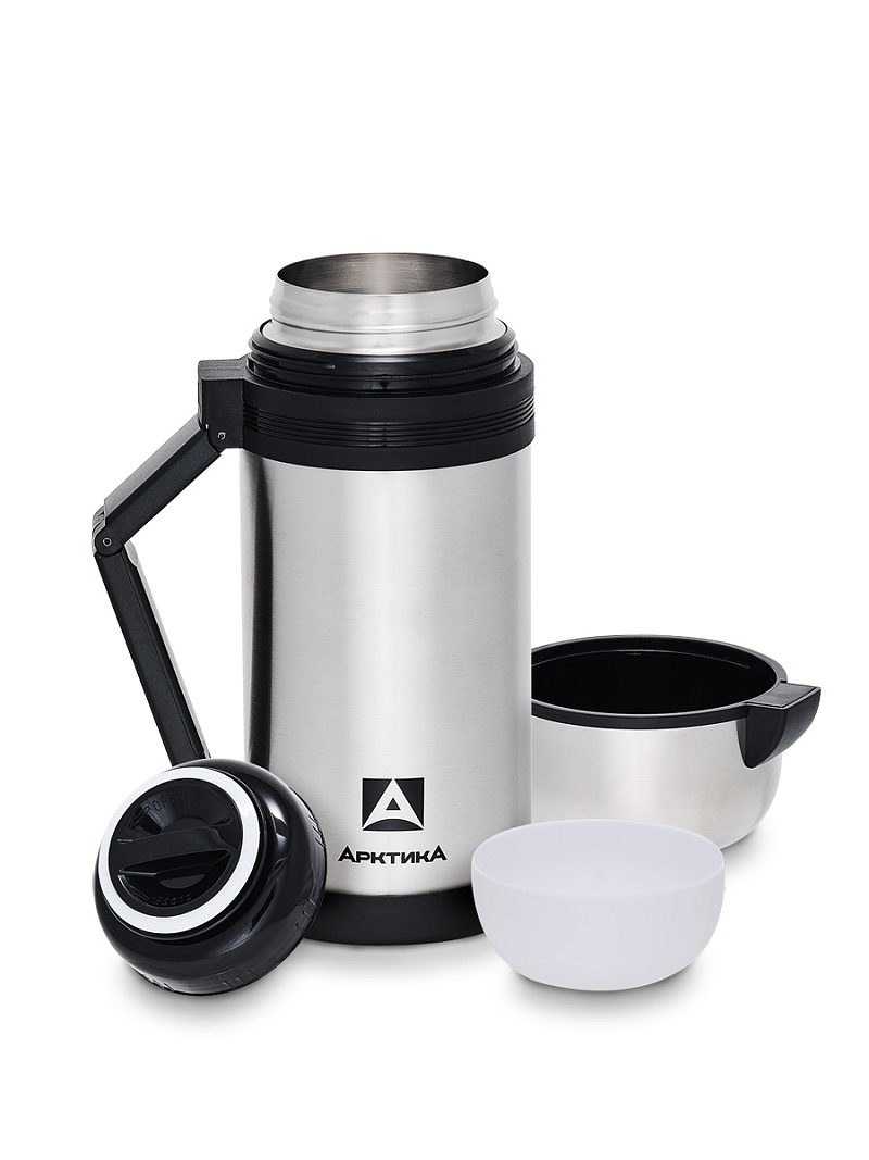 Термос 1.2л серии 201 стальной универсальный - 3