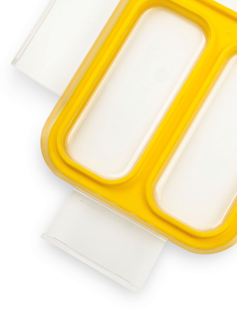 Ланч-бокс 0.42л серии 034 чёрный с отделениями - 3