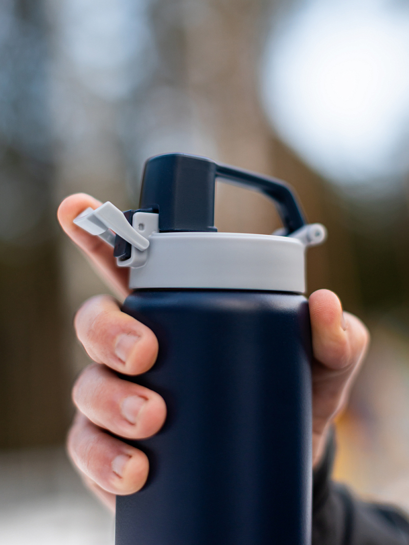 Термокружка 0.5л серии 702 «Сититерм» синяя - 4