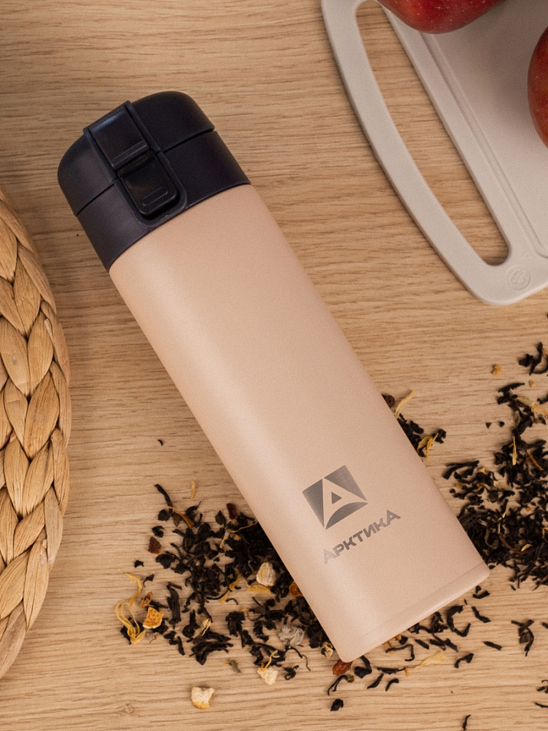 Термокружка  0.47л серии 703 «Песок» с ситечком - 4