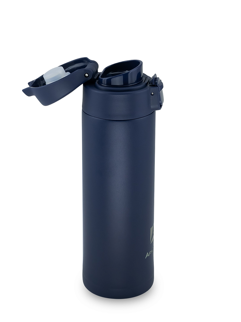 Термокружка 0.42л серии 701 синяя с закрытой питьевой системой - 4