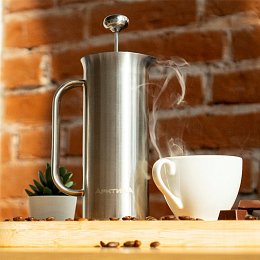 Френч-пресс и термос