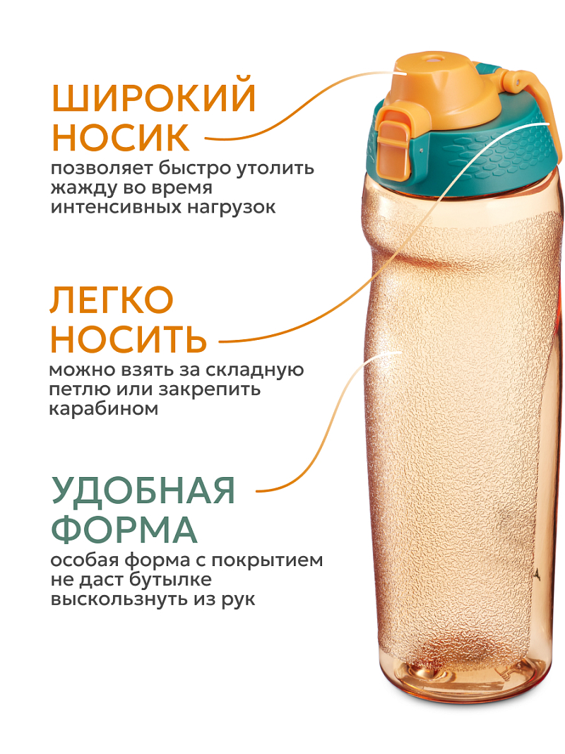 Тритановая бутылка 0.7л серии 721 «Морошка» питьевая - 3