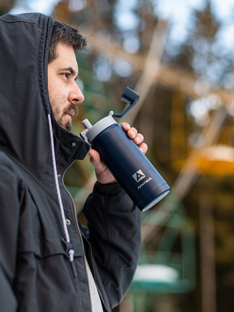 Термокружка 0.5л серии 702 «Сититерм» синяя - 6