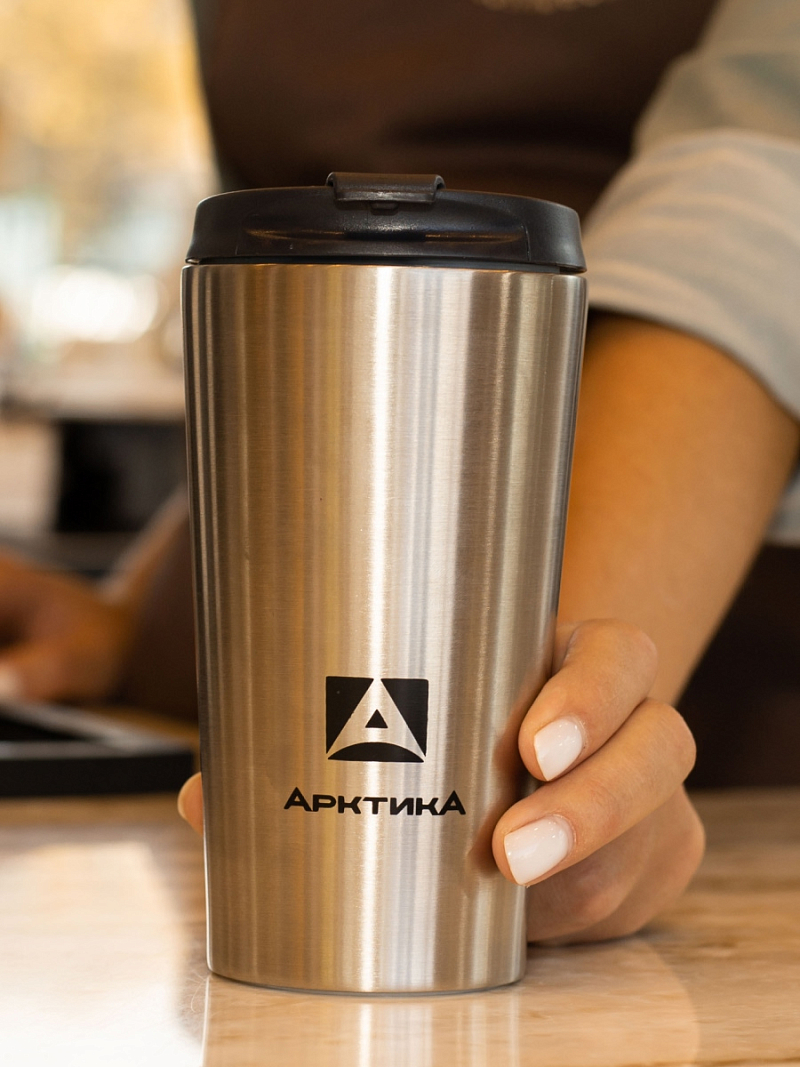 Термокружка 0.36л серии 716 стальная для напитков - 2