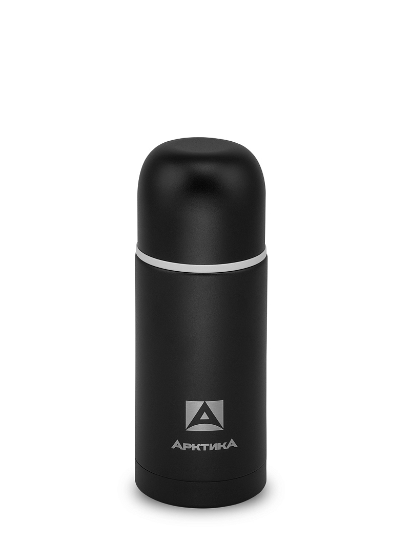 Термос 0.5л серии 105 чёрный с узким горлом - 1