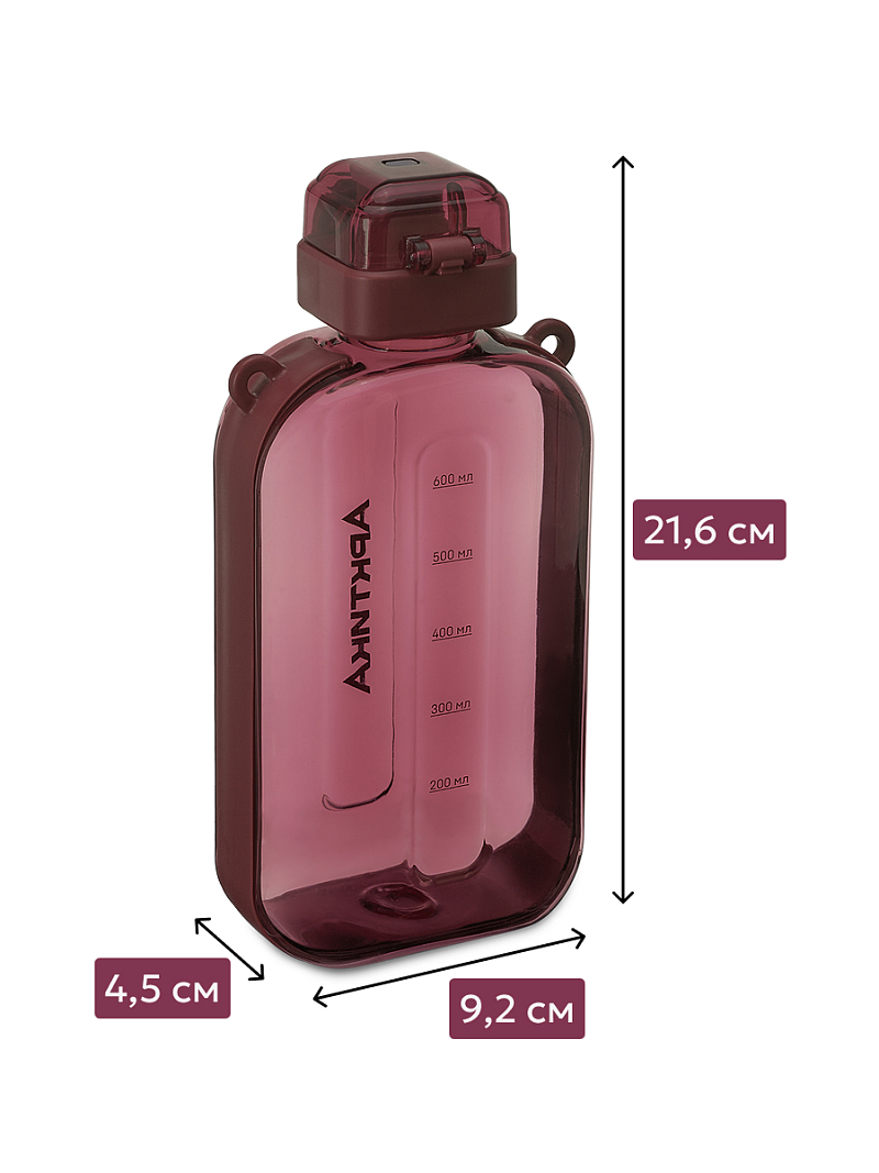 Тритановая бутылка 0.75л серии 724 «Вишня» на ремне (уценка) - 5