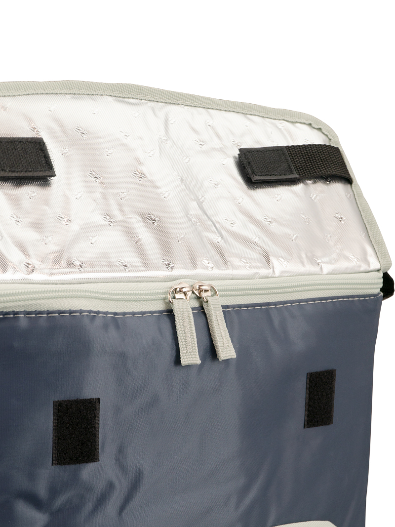 Термосумка-холодильник 10л серии 3001 синяя с люком - 6