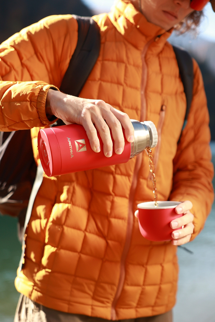  Термос 0.5л серии 105 красный с узким горлом - 6