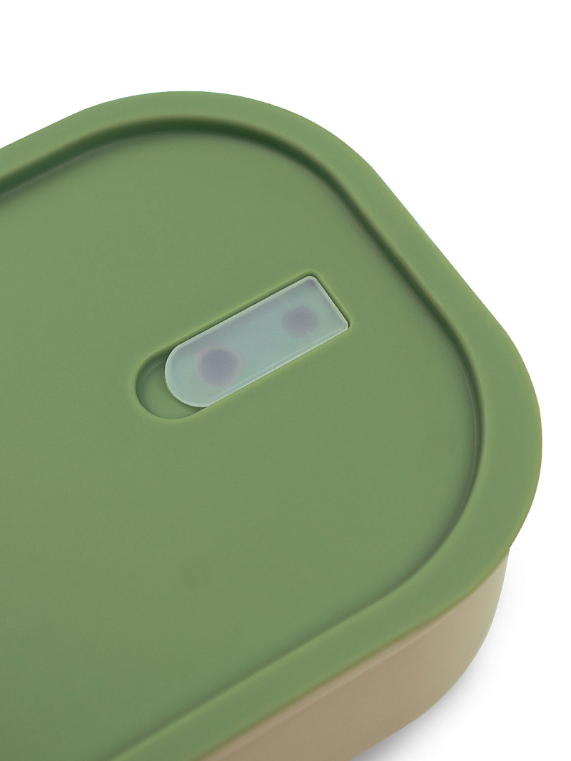 Ланч-бокс 1.35л серии 031 зелёный с двумя контейнерами - 2