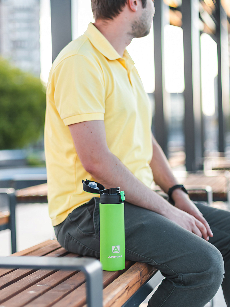 Термокружка 0.35л серии 705 зелёная текстурная - 2