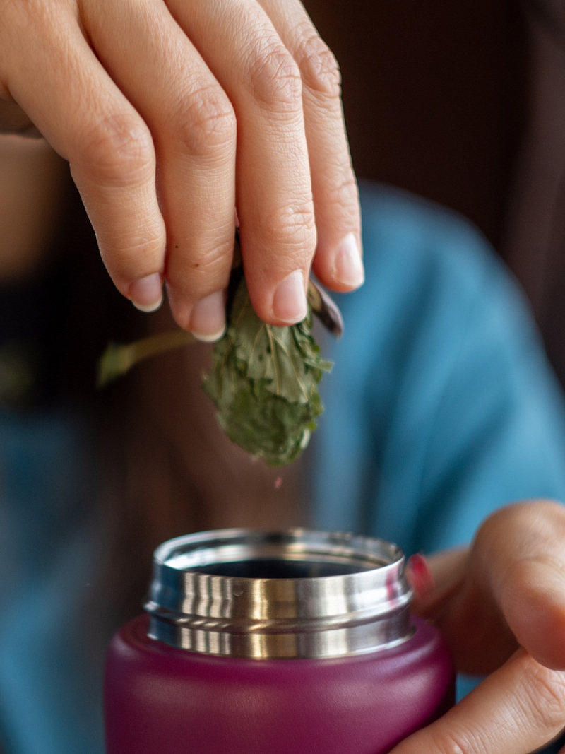 Термокружка 0.75л серии 702 «Сититерм» «Вишня» с ситечком - 6