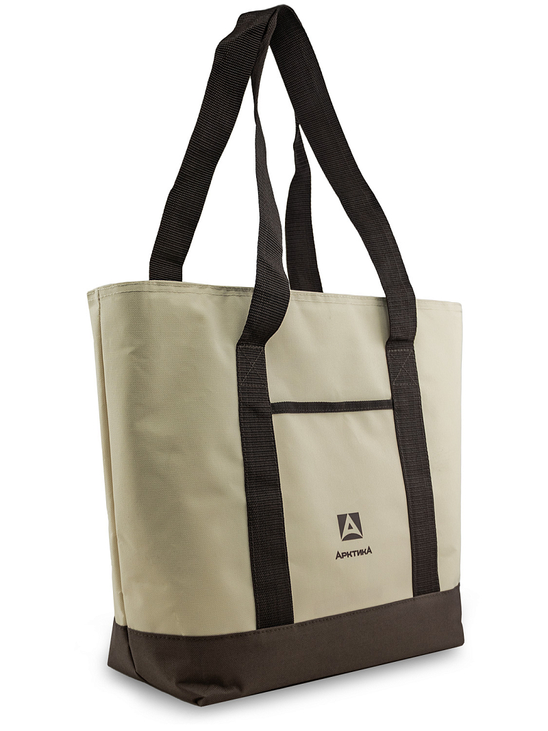 Термосумка-шоппер 17.5л серии 3400 бежевая - 3
