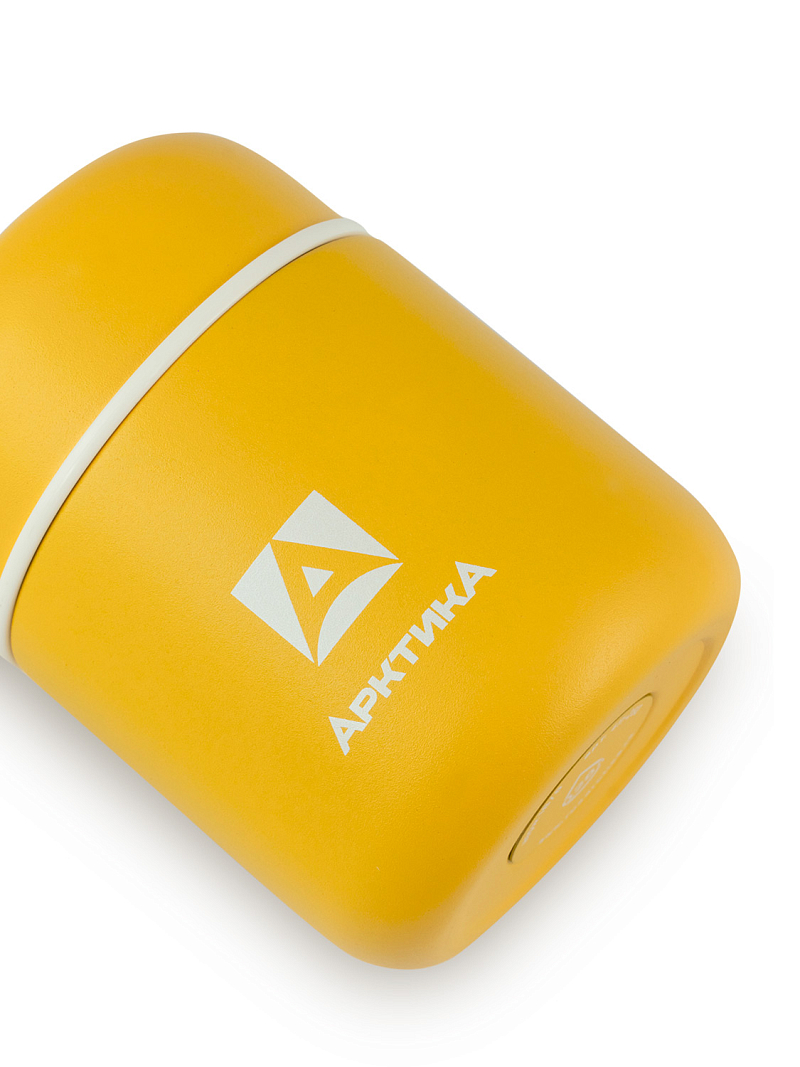 Термос 0.28л серии 411 для еды жёлтый компактный - 5