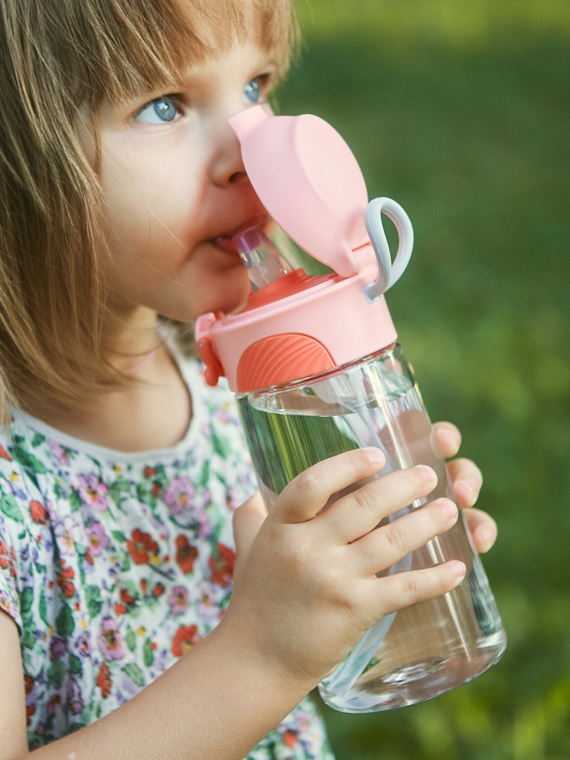 Тритановая бутылочка 0.45л серии 714 персиковая детская - 9