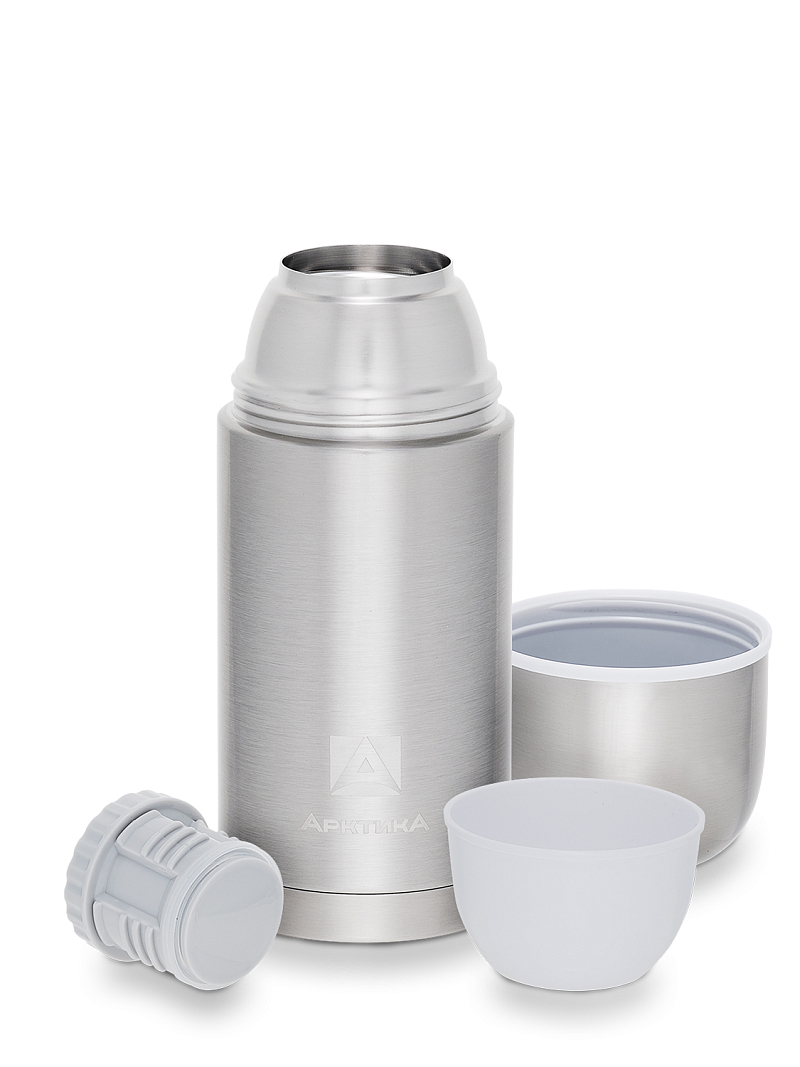 Термос 0.75л серии 105 стальной с лаковым покрытием и узким горлом - 3