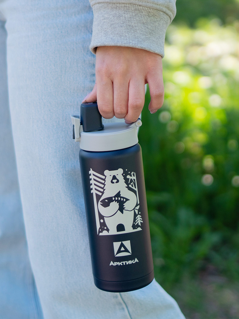Термокружка 0.5л серии 702 «Сититерм» «Медведь» (уценка) - 2