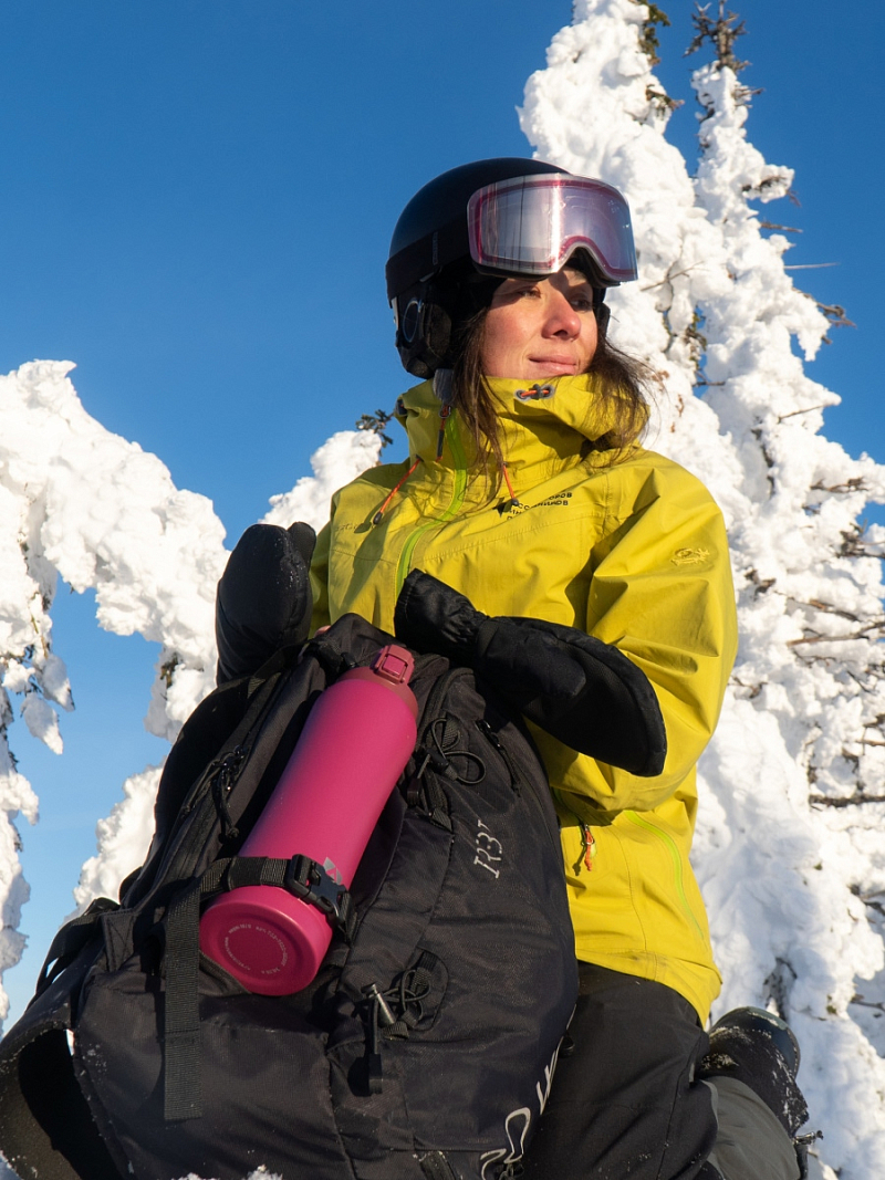 Термокружка 0.75л серии 702 «Сититерм» «Вишня» с ситечком (уценка) - 2