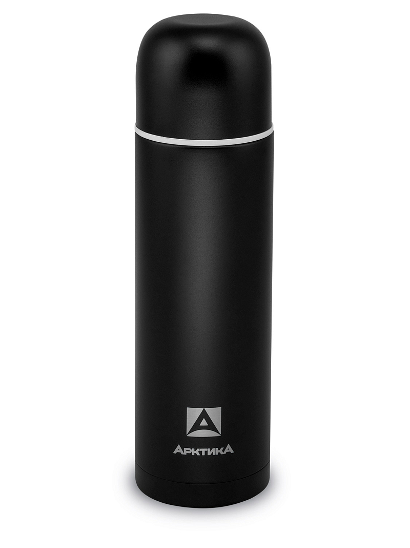 Термос 1.2л серии 105 чёрный с узким горлом - 1