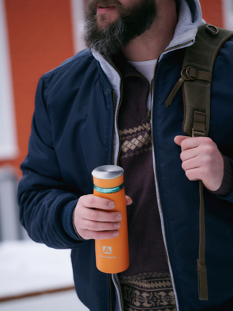 Термокружка 0.42л серии 715 «Морошка» с ситечком - 2