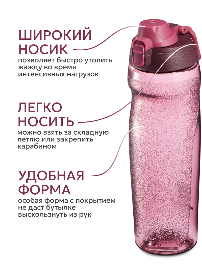 Тритановая бутылка 0.7л серии 721 «Вишня» питьевая - 3