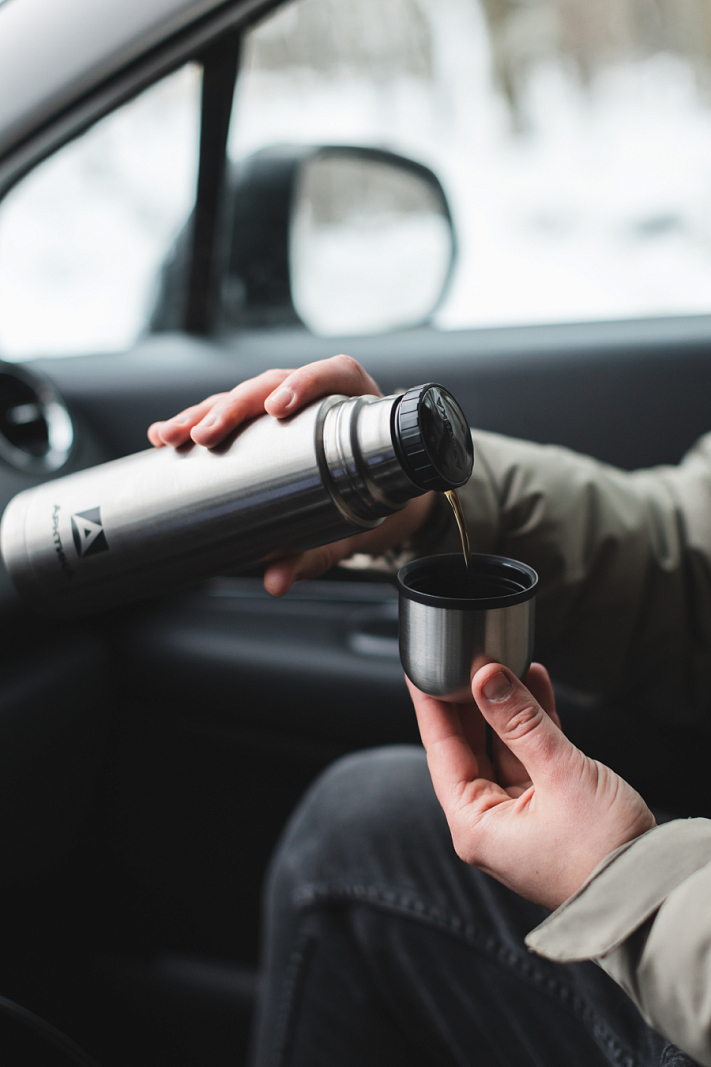 Термос 0.5л серии 101 стальной с узким горлом - 4