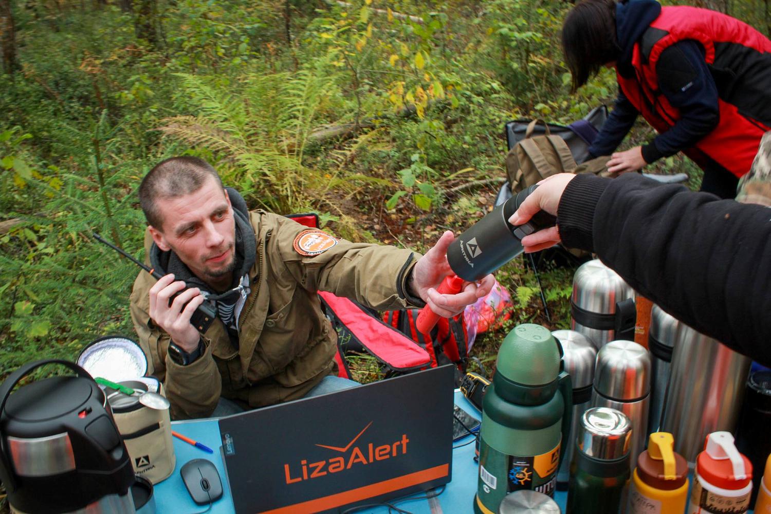 Поиски на местности начинаются с организации оперативного штаба. / Фото из архива ПСО «ЛизаАлерт» Вологодской области.