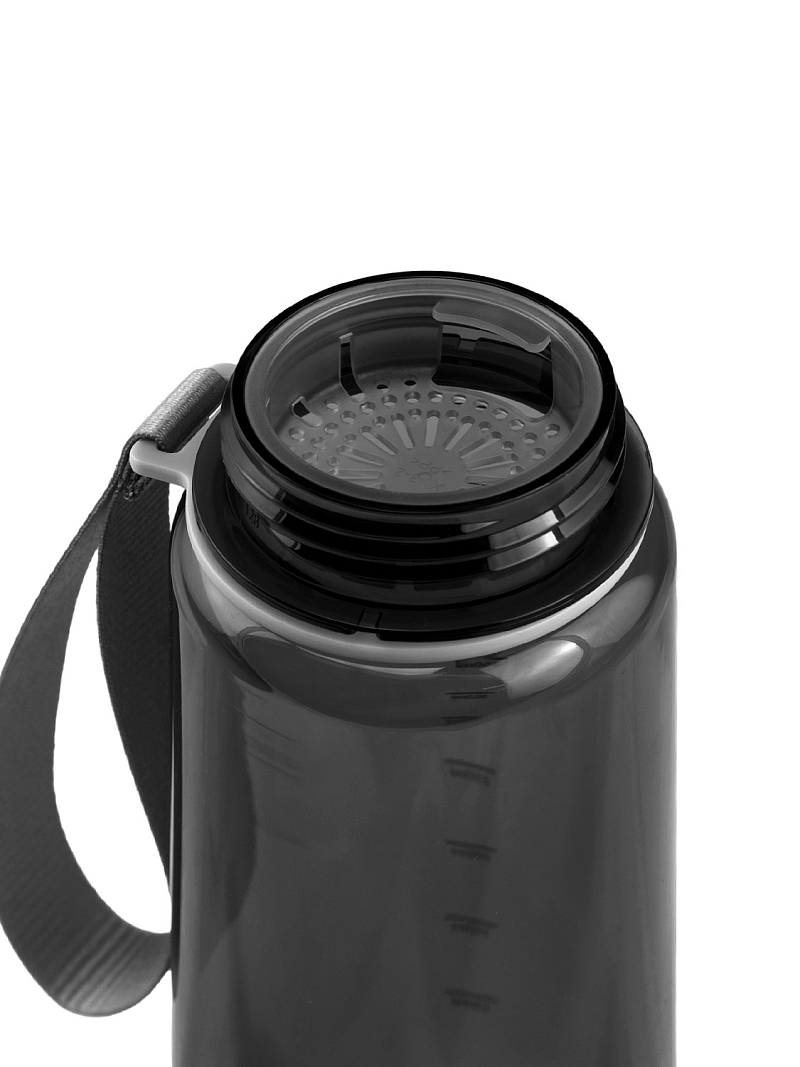 Тритановая бутылка 1л серии 720 глянцевая чёрная с ситечком - 9