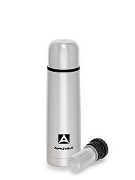 Термос серии 101 на 0.5л стальной с узким горлом и пробкой с ситом