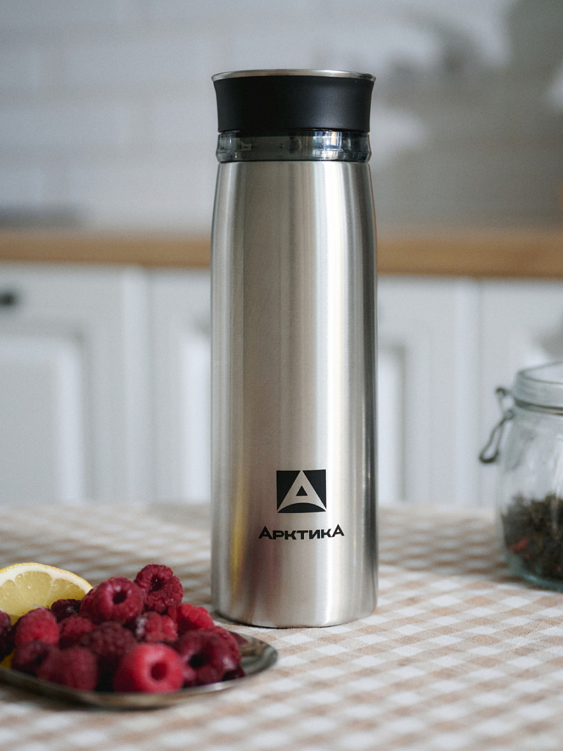 Термокружка 0.42л серии 715 стальной с ситечком - 4