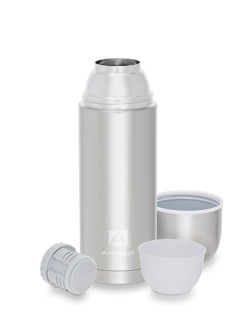 Термос 1л серии 105 стальной с лаковым покрытием и узким горлом - 3