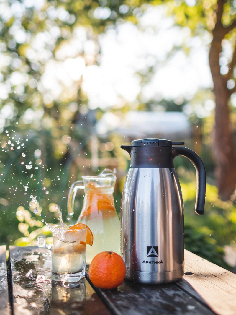 Термос-кувшин 1.9л серии 605 стальной - 2