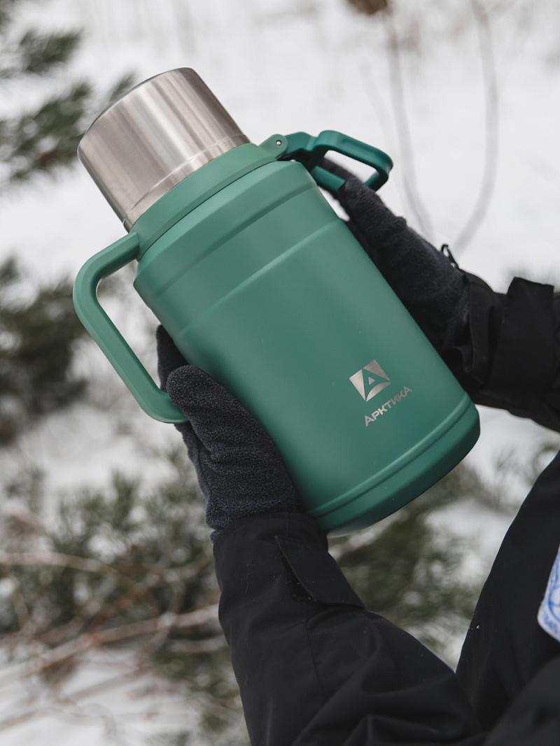 Термос 2.5л серии 206 «Хвоя» с ситечком - 7