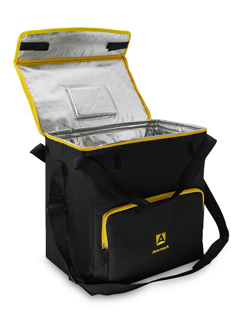 Термосумка-холодильник 30л серии 3000 чёрная с люком - 9