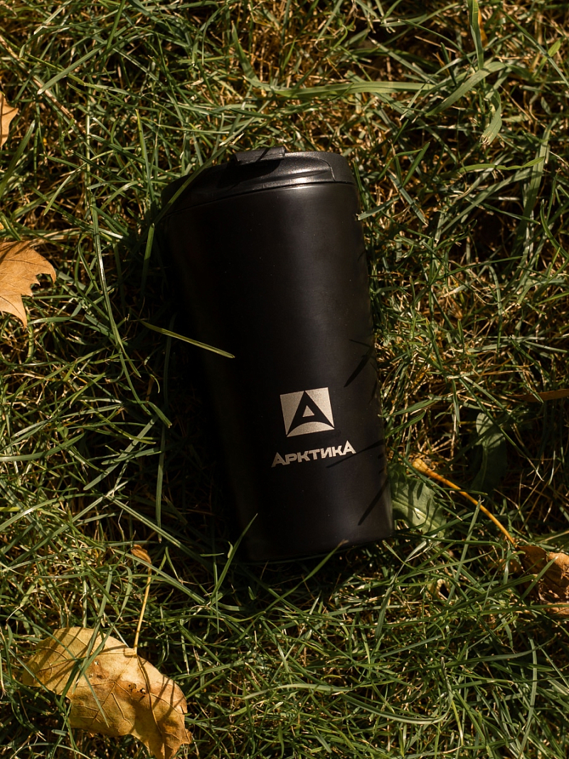 Термокружка 0.36л серии 716 чёрная для напитков - 4