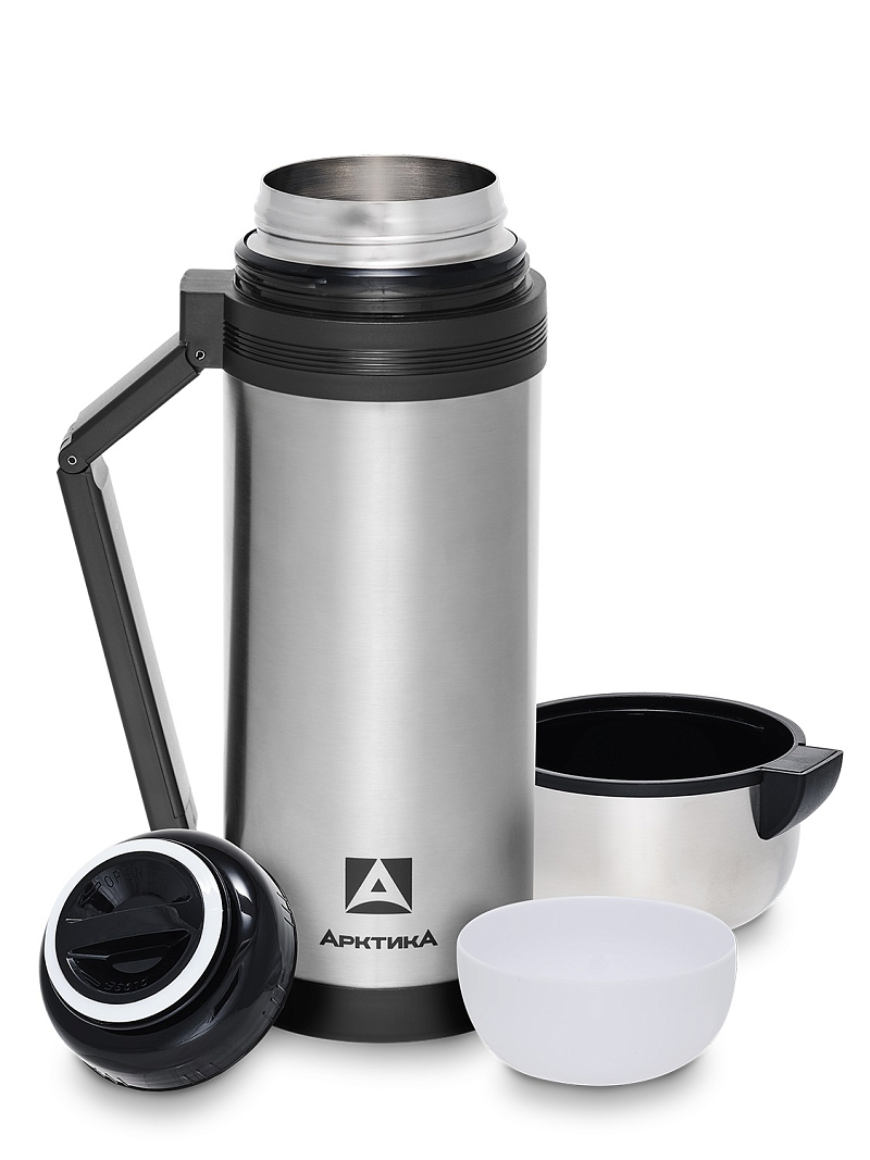 Термос 1.5л серии 201 стальной универсальный - 3